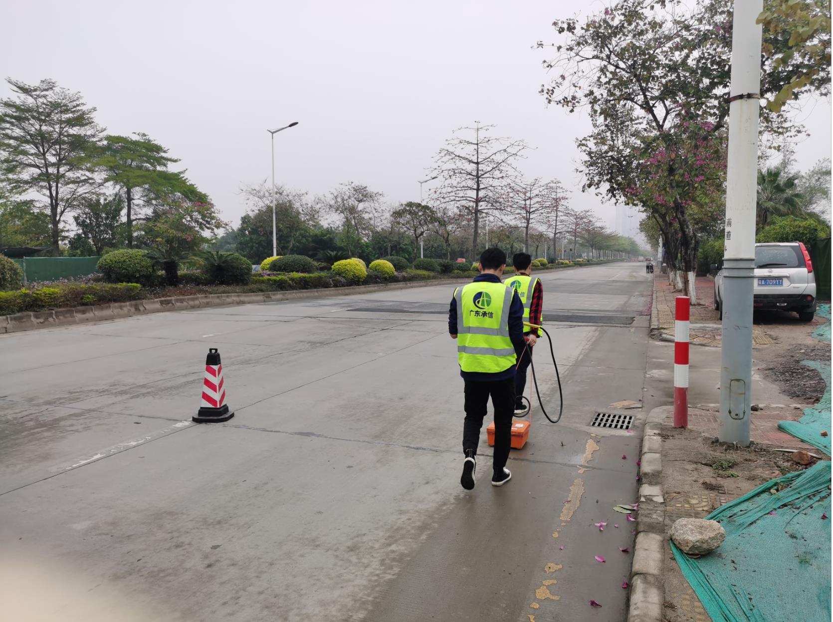 浦华路雷达检测